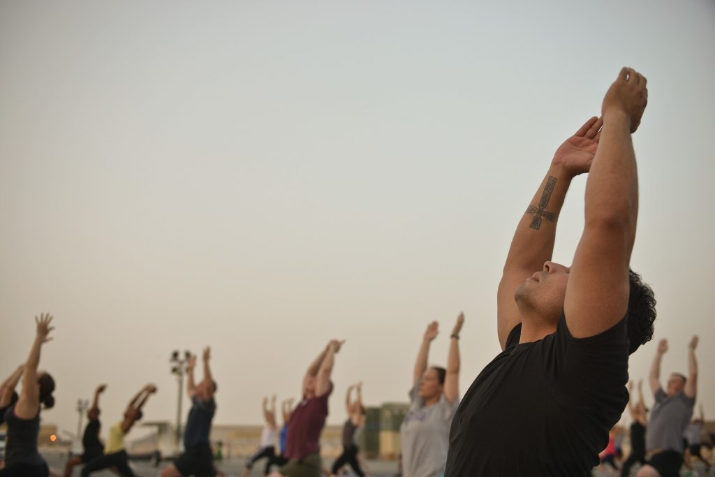 cours gymnastyique en extérieur