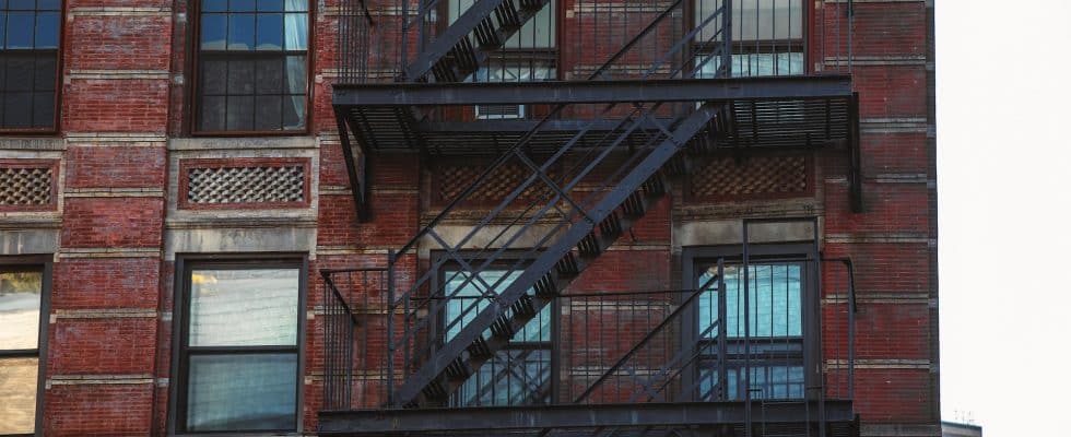 escalier secours réglementation